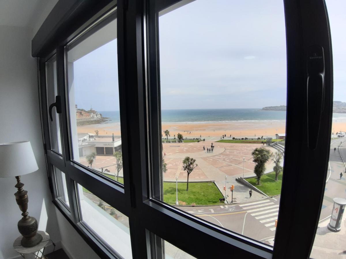 Апартаменты El Mirador Del Nautico Хихон Экстерьер фото